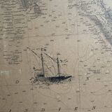 Planisphere of the naval hydrographic service