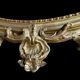 Oval Mirror Louis XV gilded wood