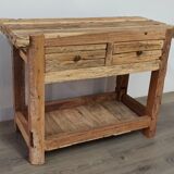 Small wooden console