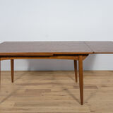 Table à manger en chêne extensible danois du milieu du siècle, années 1960