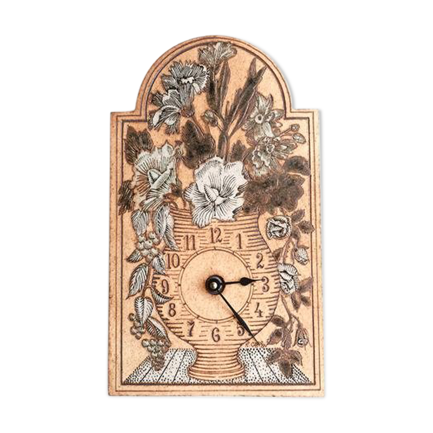 Pendule en céramique par Roger Capron années 70