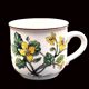 Set of 6 coffee cups and saucers Villeroy & Boch, vintage, Botanica