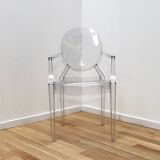 Pair of Louis Ghost chairs, Philippe Starck