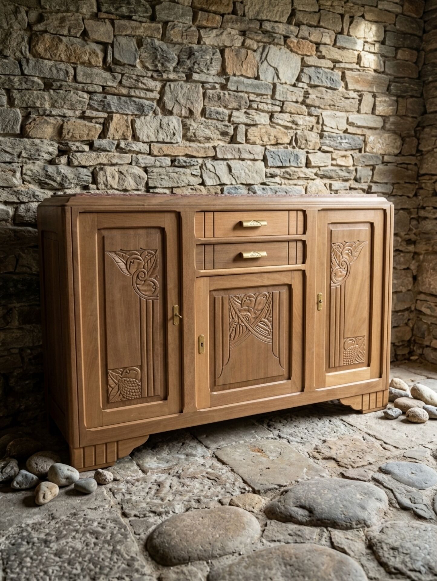 Art Deco walnut sideboard