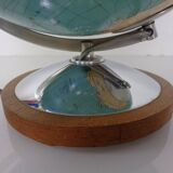 Vintage Illuminated Duo Glass Globe by Paul Oestergaard for Columbus, Germany, 1950s