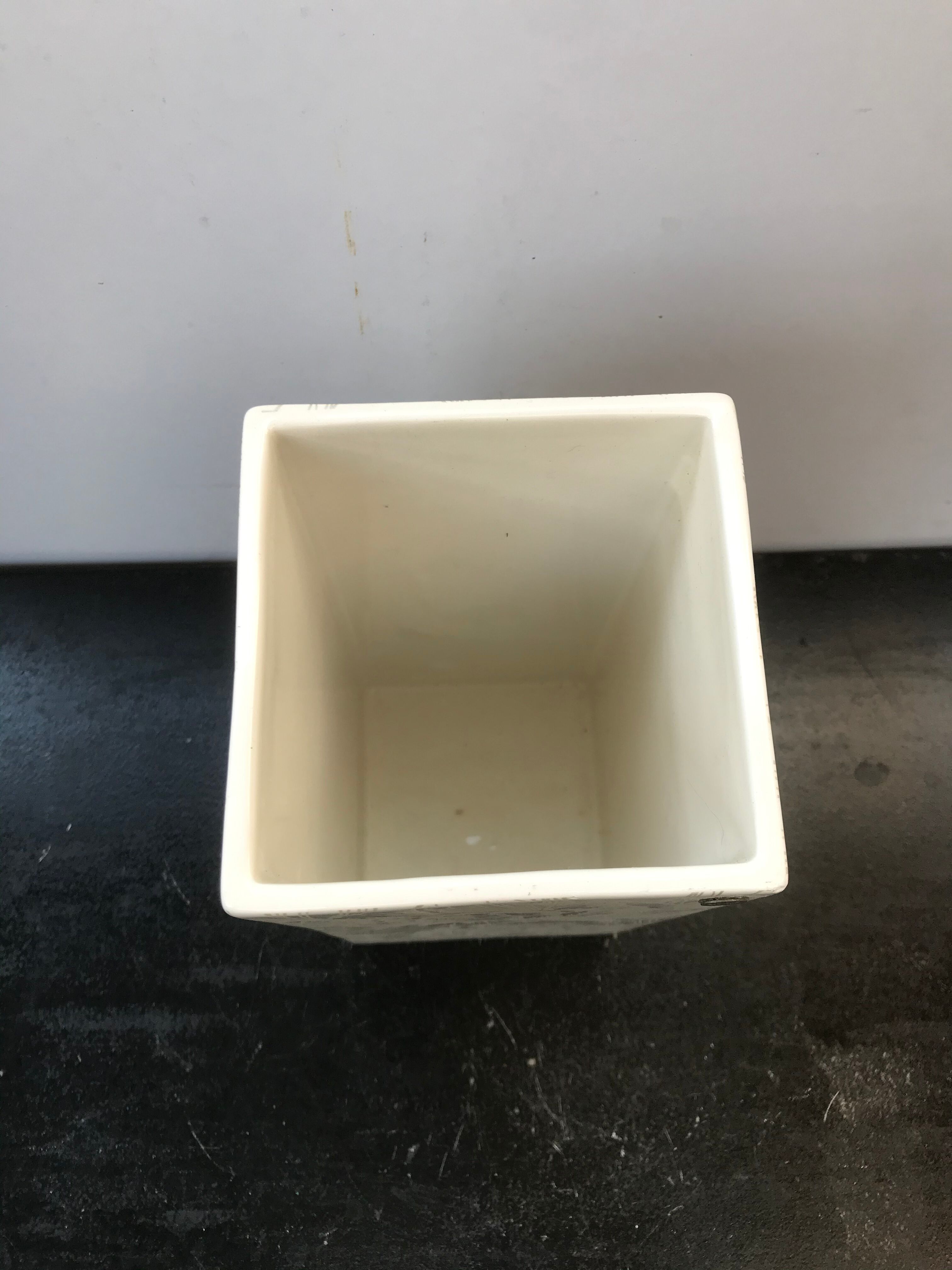 Ancient vase Cult design ceramics white