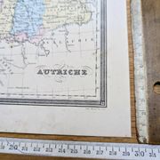 L'Autriche, carte ancienne, imprimée en 1852.