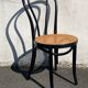 4 chaises bistrot cannées Thonet ZPM Radomsko en bois courbé