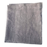 Nappe de campagne en chanvre teint gris foncé