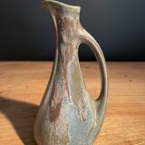 Art nouveau ceramic ewer decanter
