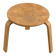 Tabouret bas par Hans Bellmann, éd. Horgen Glarus, Suisse, vers 1950