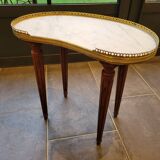 Carrara marble kidney table