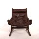 Fauteuil en cuir Westnofa Siesta par Ingmar Relling, 1960