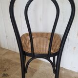 Sitting caning bistro chair