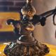 large wrought iron work lamp Andalusian style 1900 marbled opaline,,,, 49x25 magnificent and rare