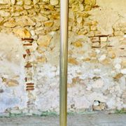 Lampadaire laiton vintage, tripode circa 1960s