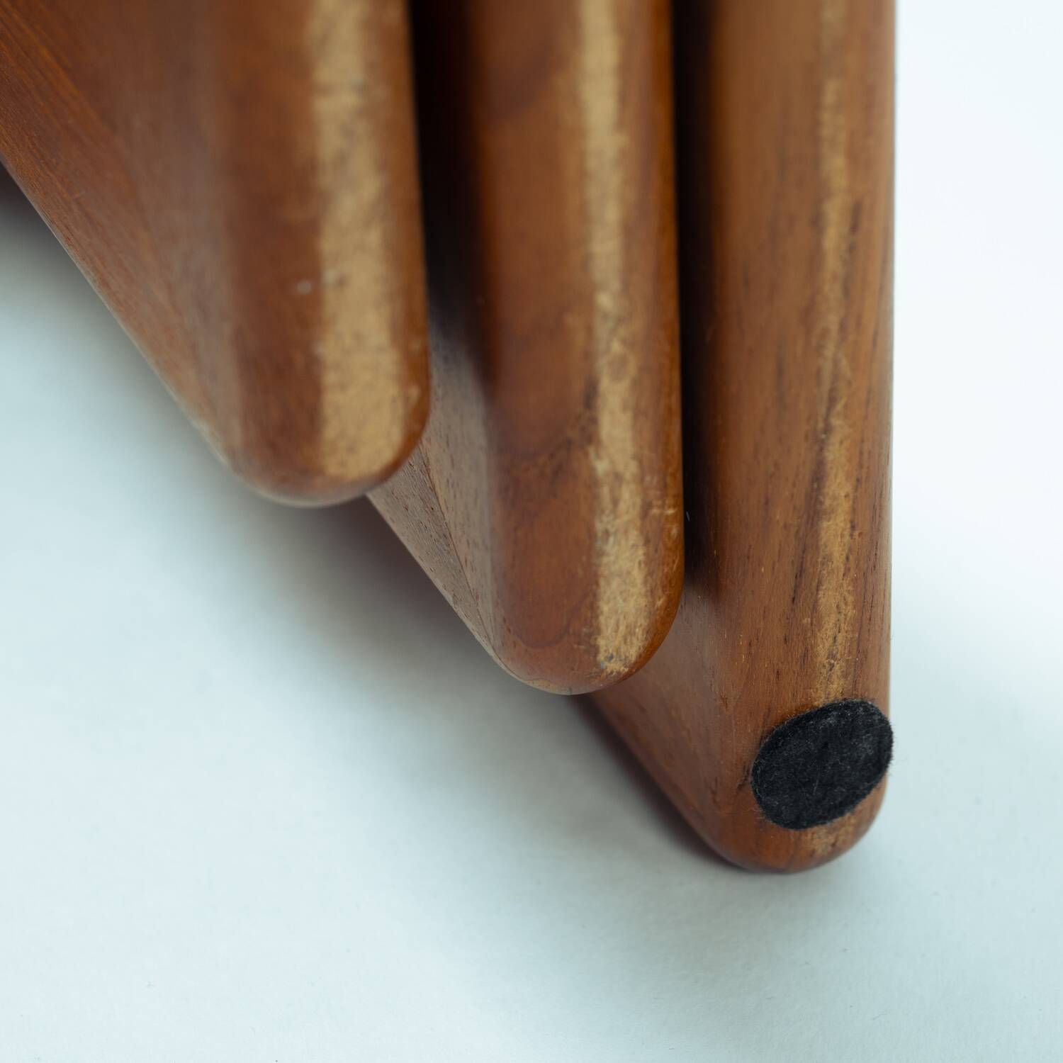 Danish teak mid century modern nesting tables Salin, Nyborg, Denmark 1960s