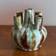Glazed stoneware tulipiere signed