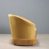 Capitonné loveseat 1950s