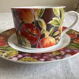 Service à thé en porcelaine fleuri