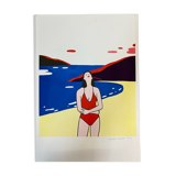 Illustration "Pose on the beach"