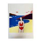 Illustration "Pose on the beach"