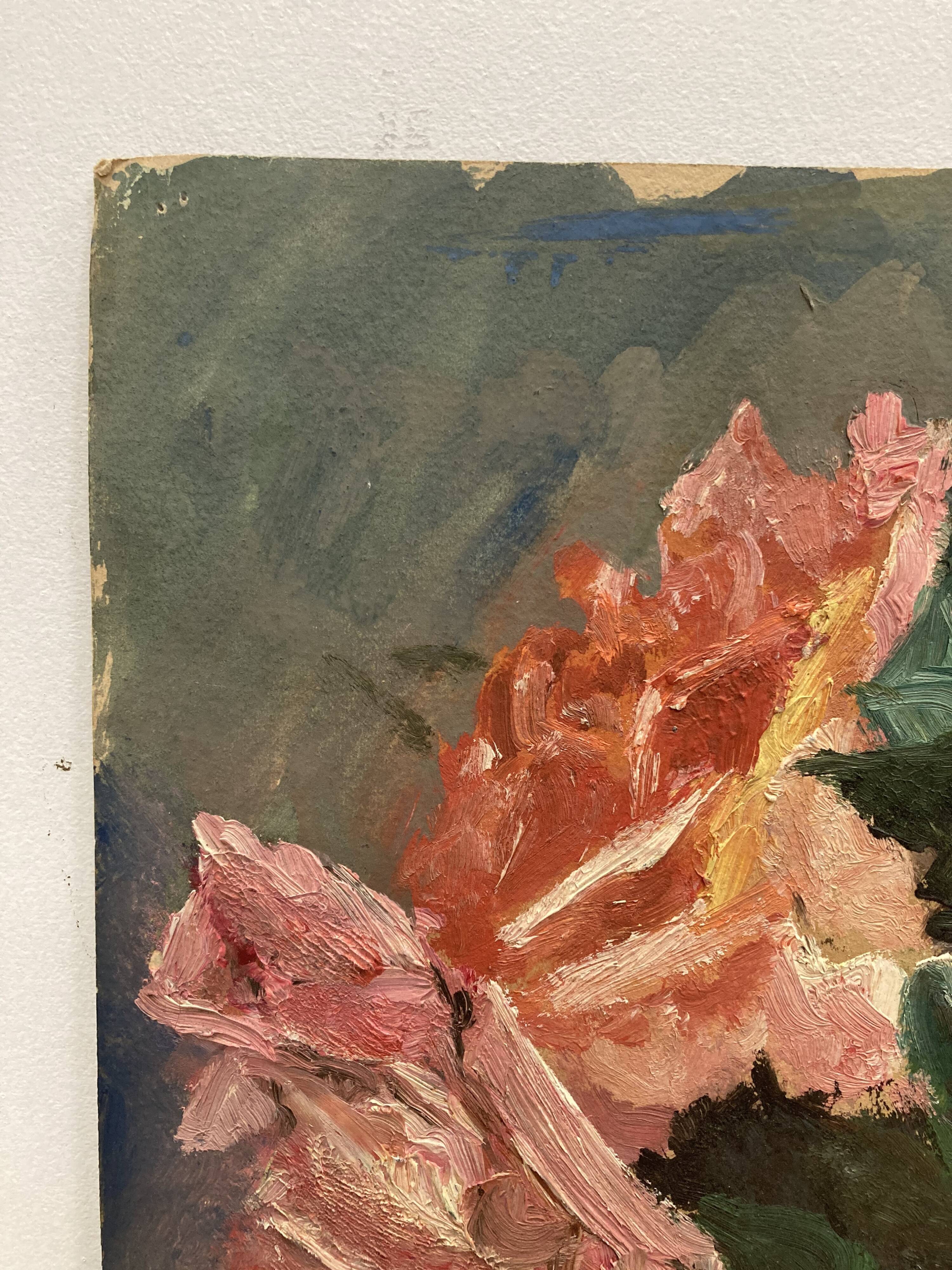 Vintage rose painting