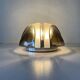 Wall lamp or flush mount in the shape of a dome by Hoffmeister Leuchten, 1960s, Germany.