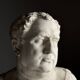 Buste de Vitellius en plâtre romain, 20e siècle.