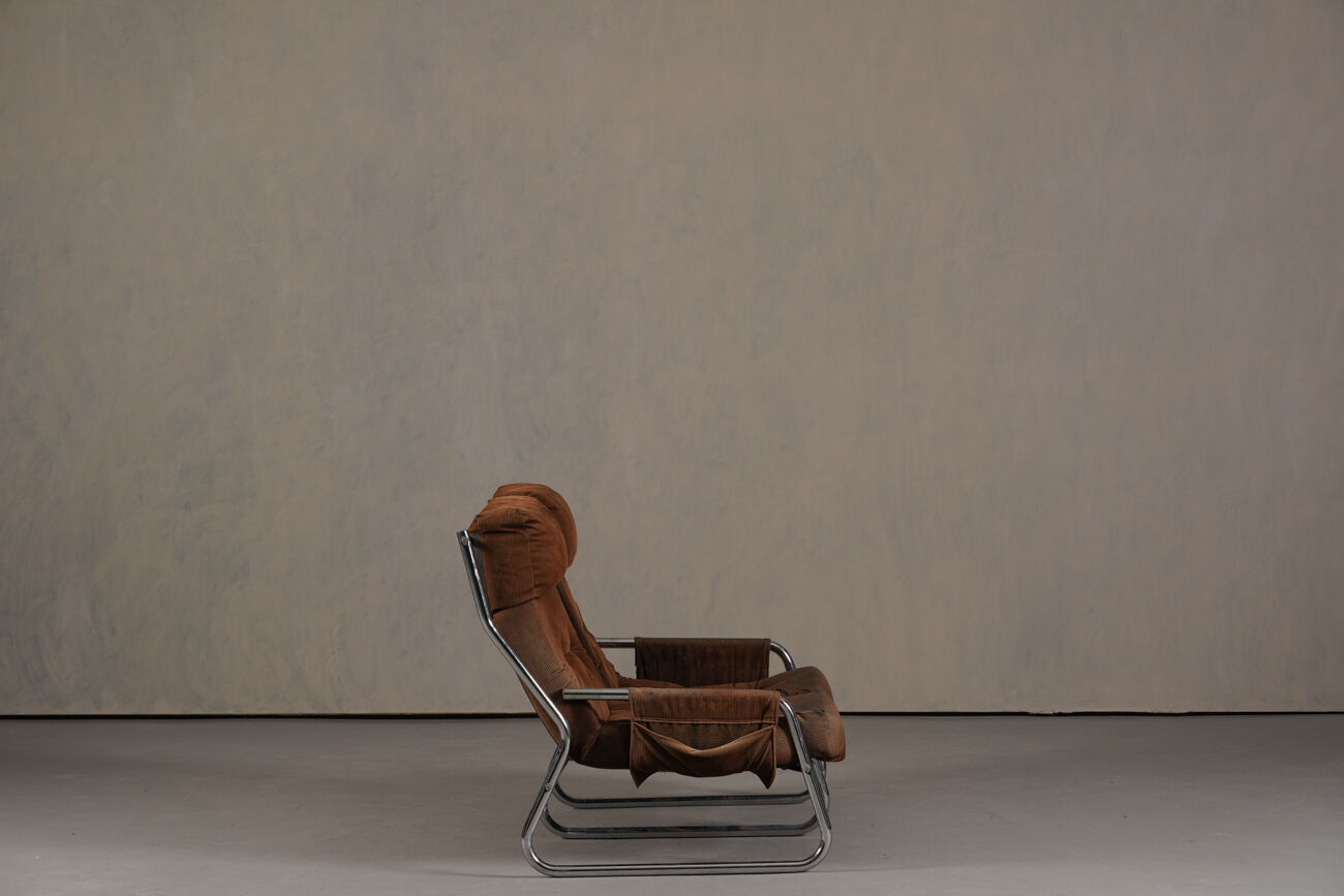 Mid-century armchair and sofa set by Gillis Lundgren Ikea Sweden 1970s