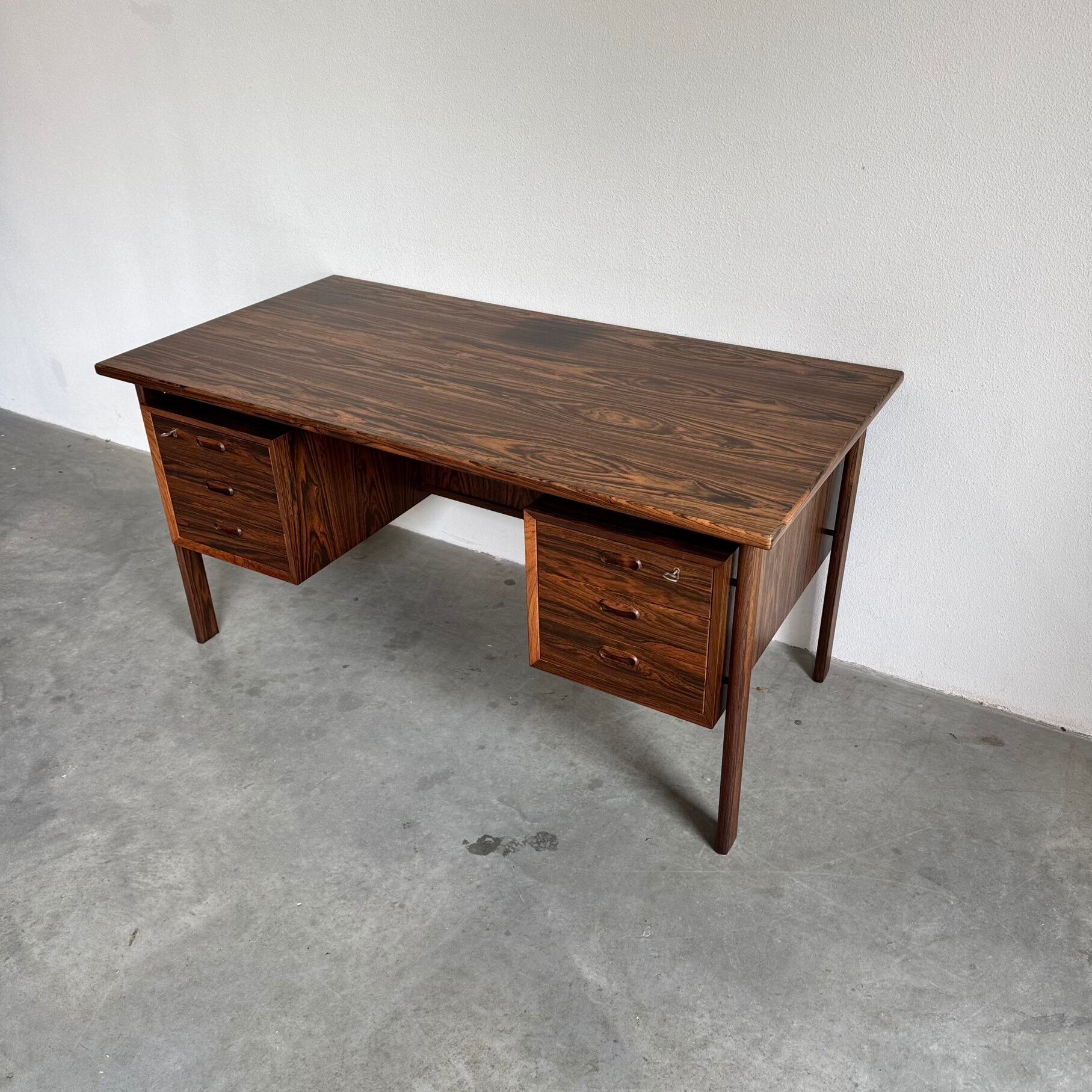 Vintage freestanding desk rosewood