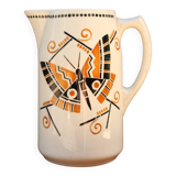 Badonvillier ceramic water carafe, butterfly model