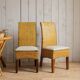 Paire de chaises en rotin
