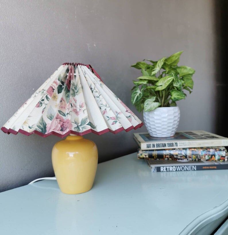 Lampe en céramique 80s