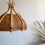 Rattan & caning hanging lamp