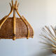 Rattan & caning hanging lamp