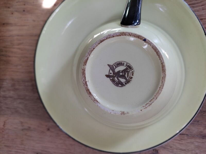 Coffee service Porcelain Cup Wolf mill Black liseré Patel