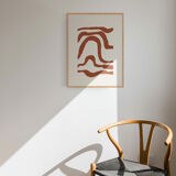 Abstract giclee art print, A3