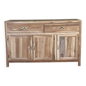 Buffet bas en bois exotique