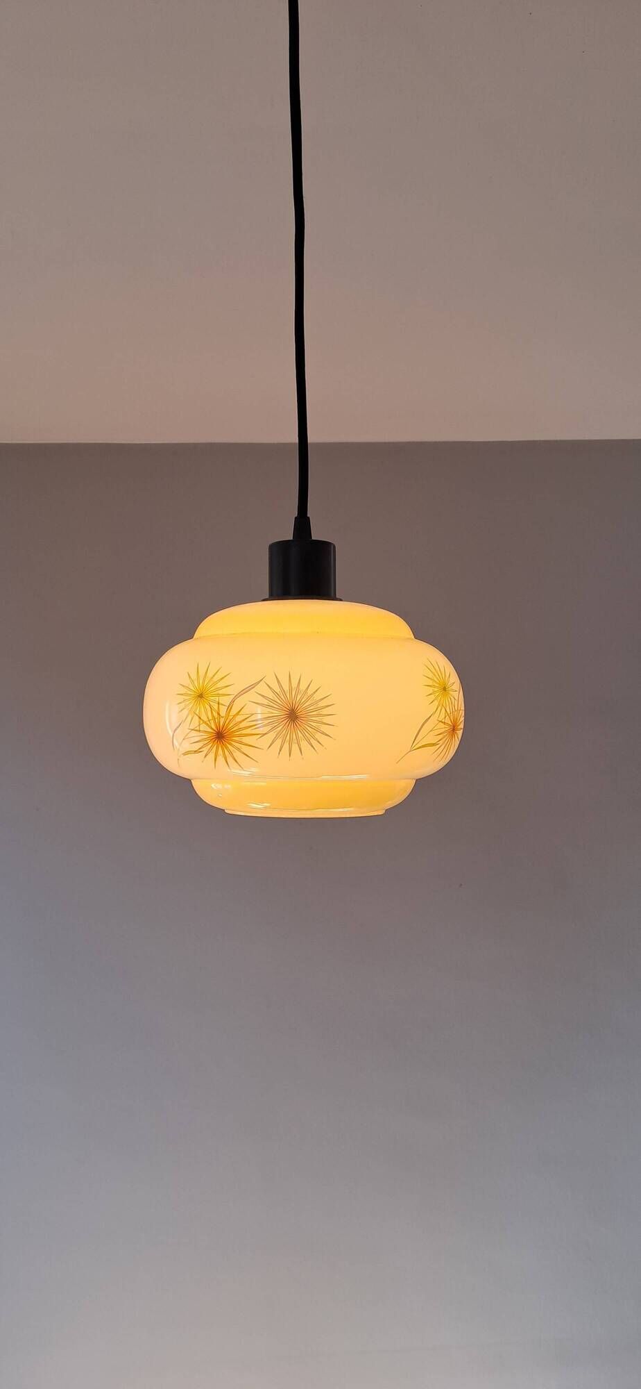 1970s opaline globe