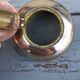 brass and copper navy ink ashtray