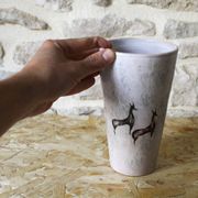 Vase en céramique par Jean Austruy