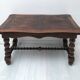 Wooden coffee table legs turned vintage