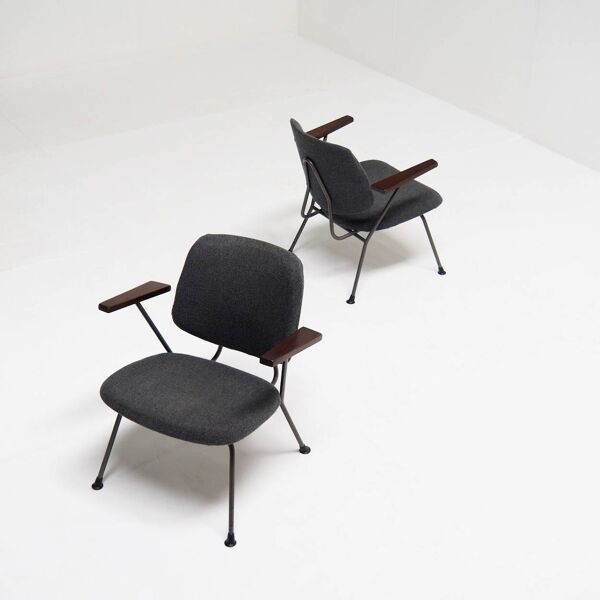 Ensemble de deux fauteuils par Gijs Van Der Sluis, 1960s
