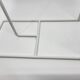 Robin day side table by Habitat in white lacquered metal and Vintage wood