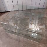 Glass coffee table