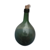 Green glass bottle
