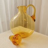 Small glass pitcher