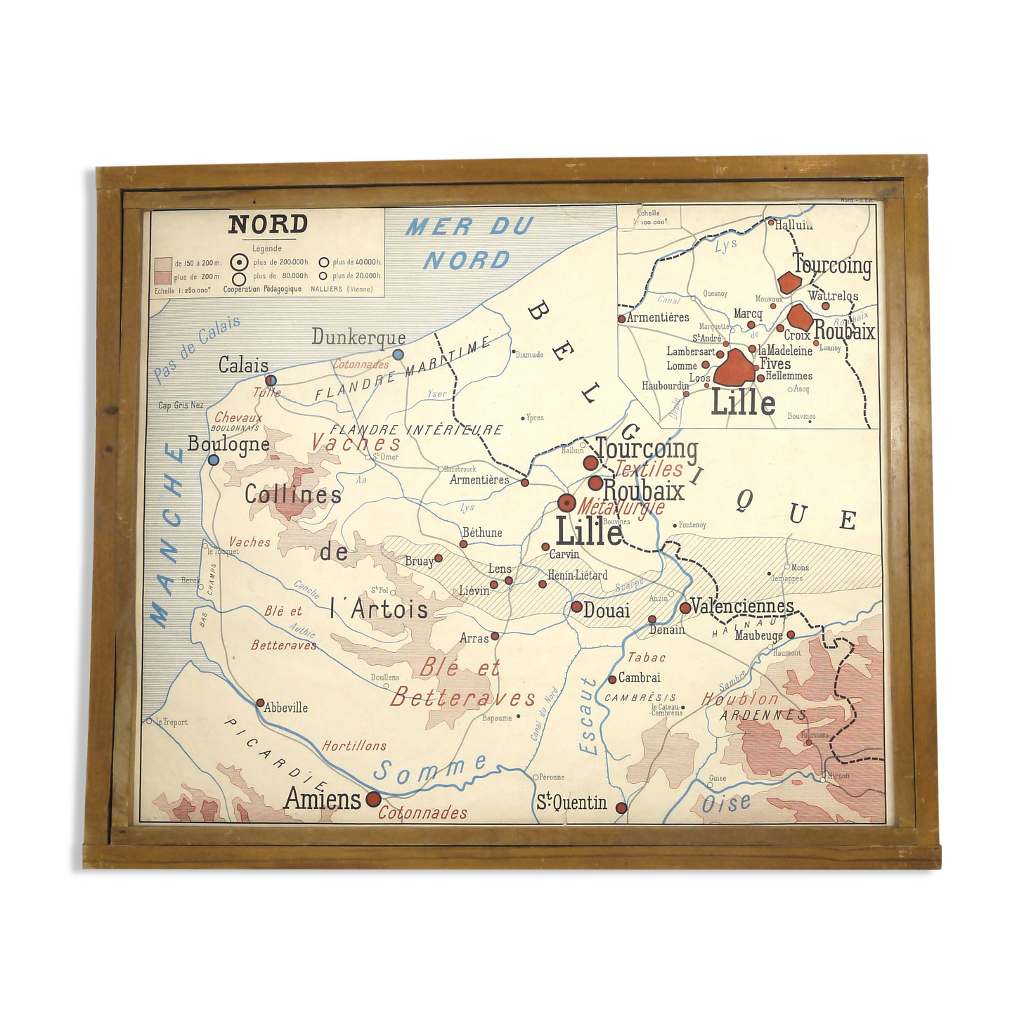 Map of geography - North and is