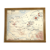 Map of geography - North and is